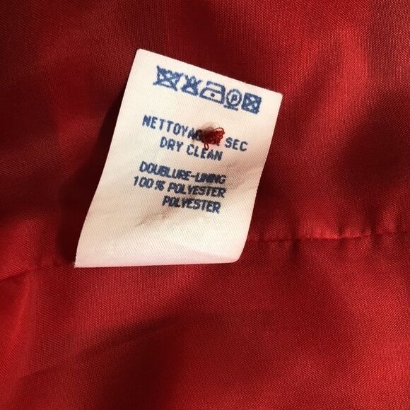 Vintage Gerard Pasquier Raspberry Made in France Two Piece Suit Size 42 Artsy - Picture 14 of 16